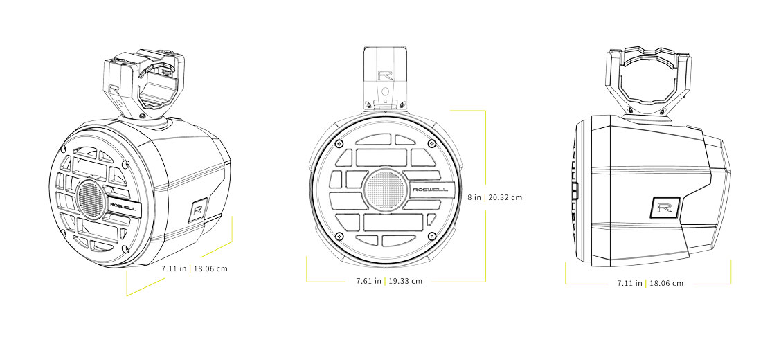 Firefly 6.5 Cage Speakers