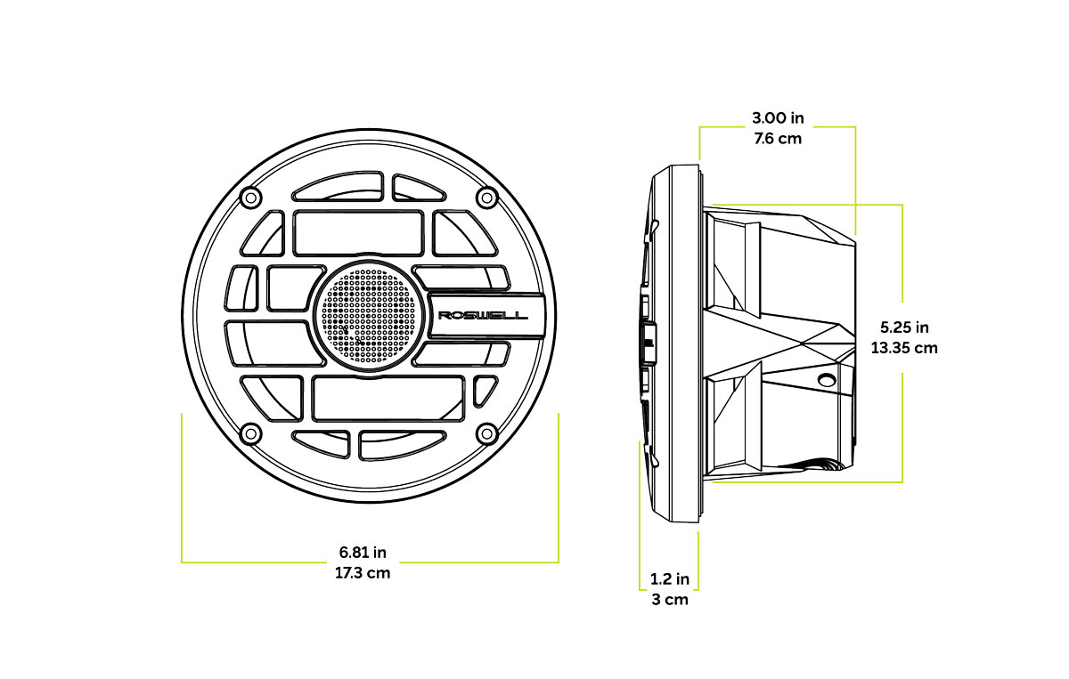 Offroad 6.5 Speakers Spec